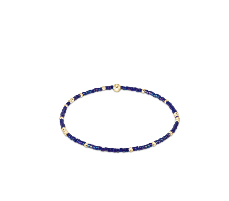 Hope Unwritten Bracelet - Blue Metallic