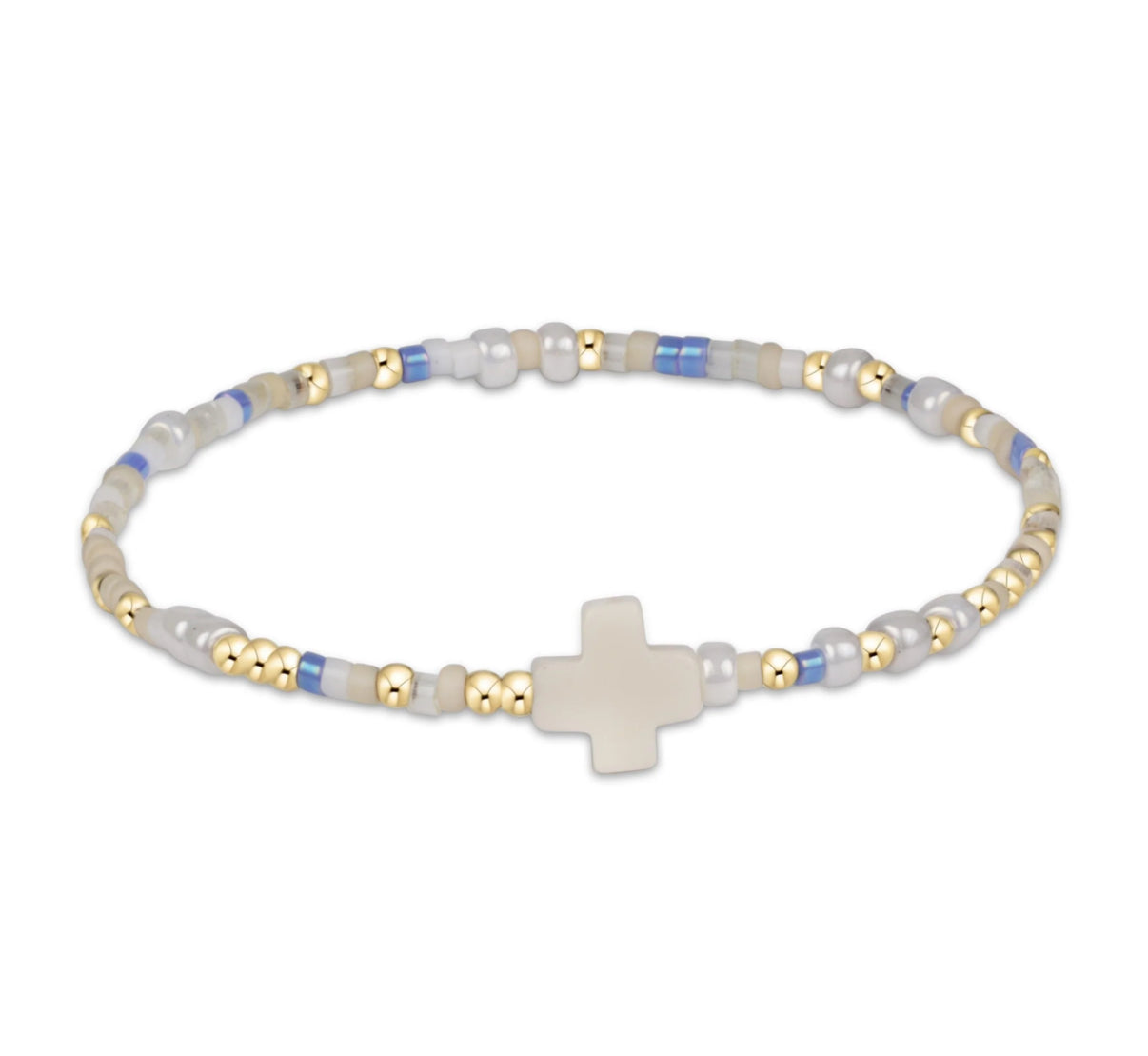 egirl Hope Unwritten Signature Cross Bracelet - skinny dippin’