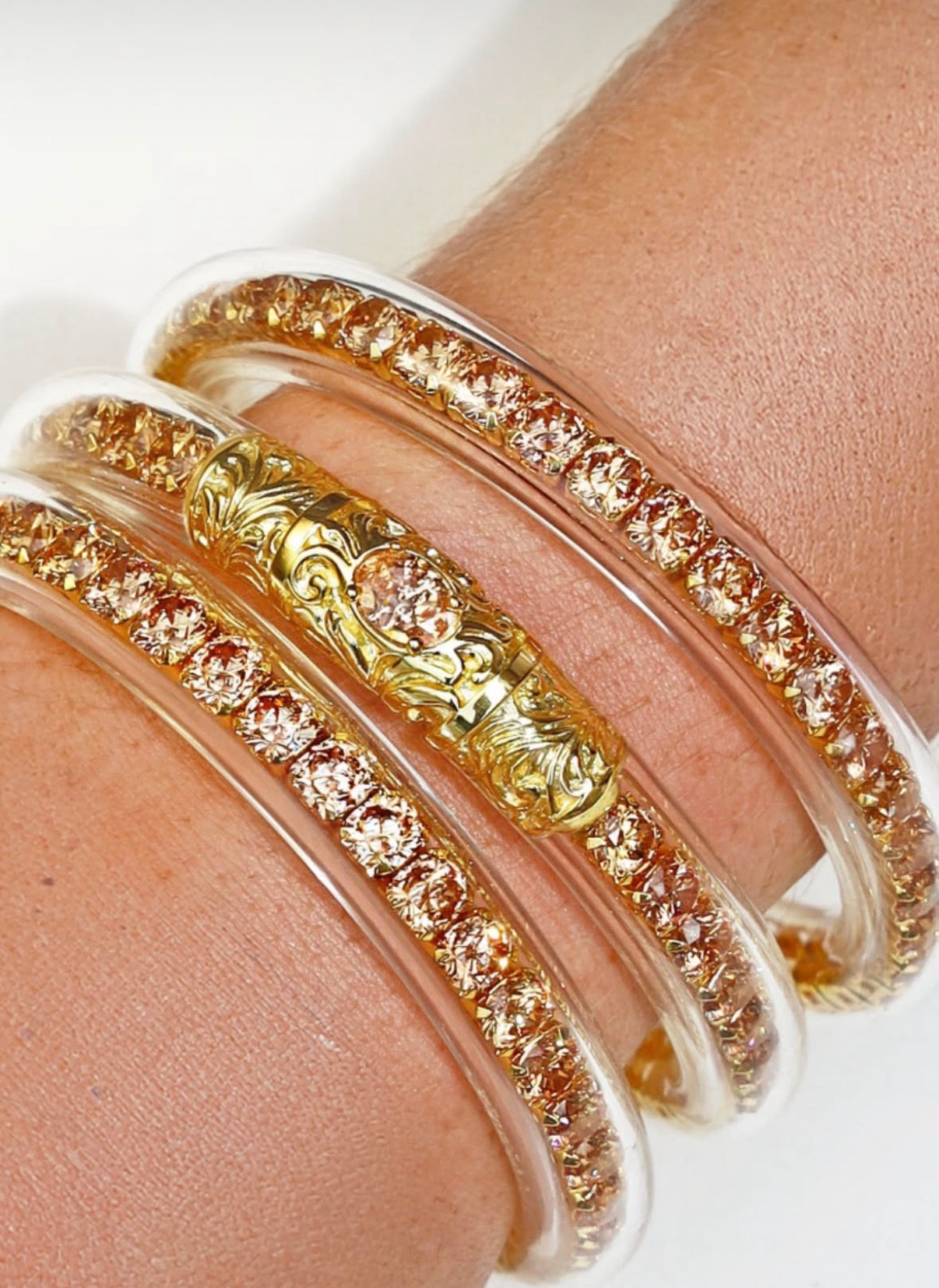 Sovereign All Weather Bangle- Champagne