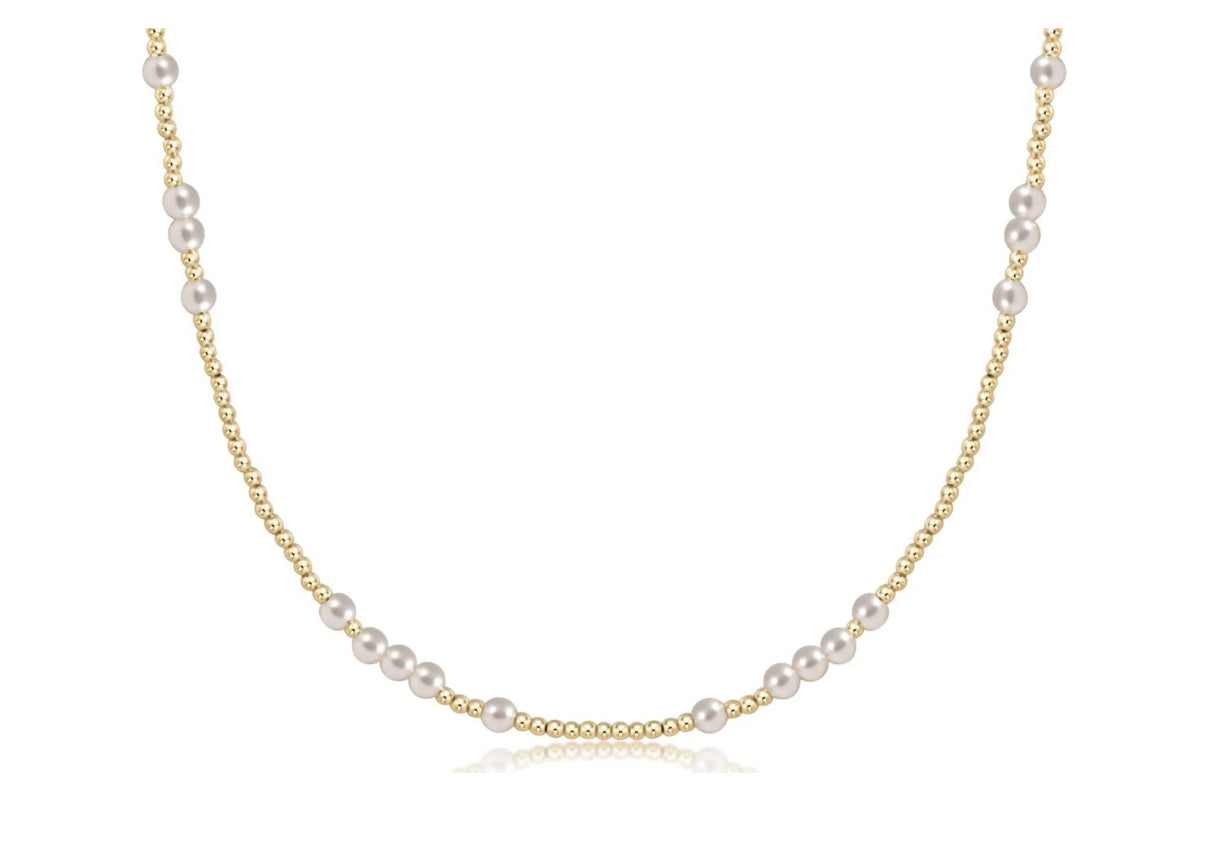 17" Choker Hope Unwritten - 3mm Pearl