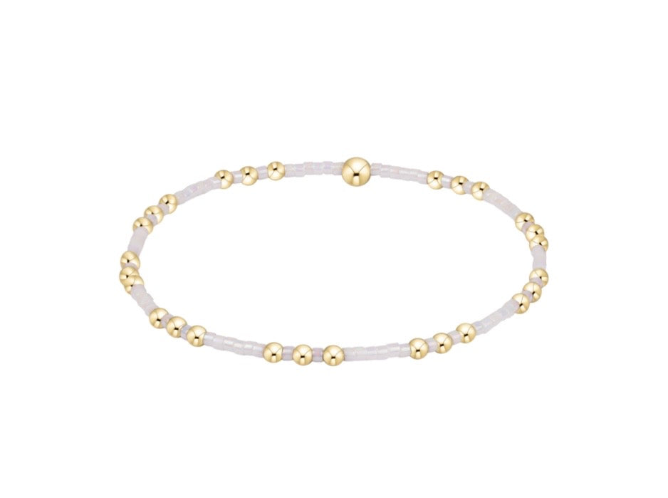 Hope Joy Bracelet - Silky White