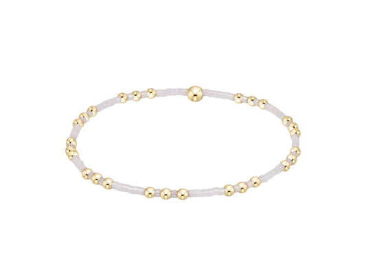 Hope Joy Bracelet - Silky White