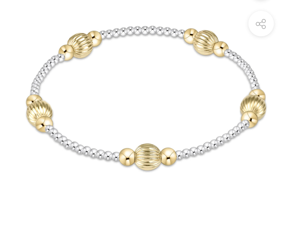 Purpose Dignity 6mm Bead Bracelet- Mixed Metal