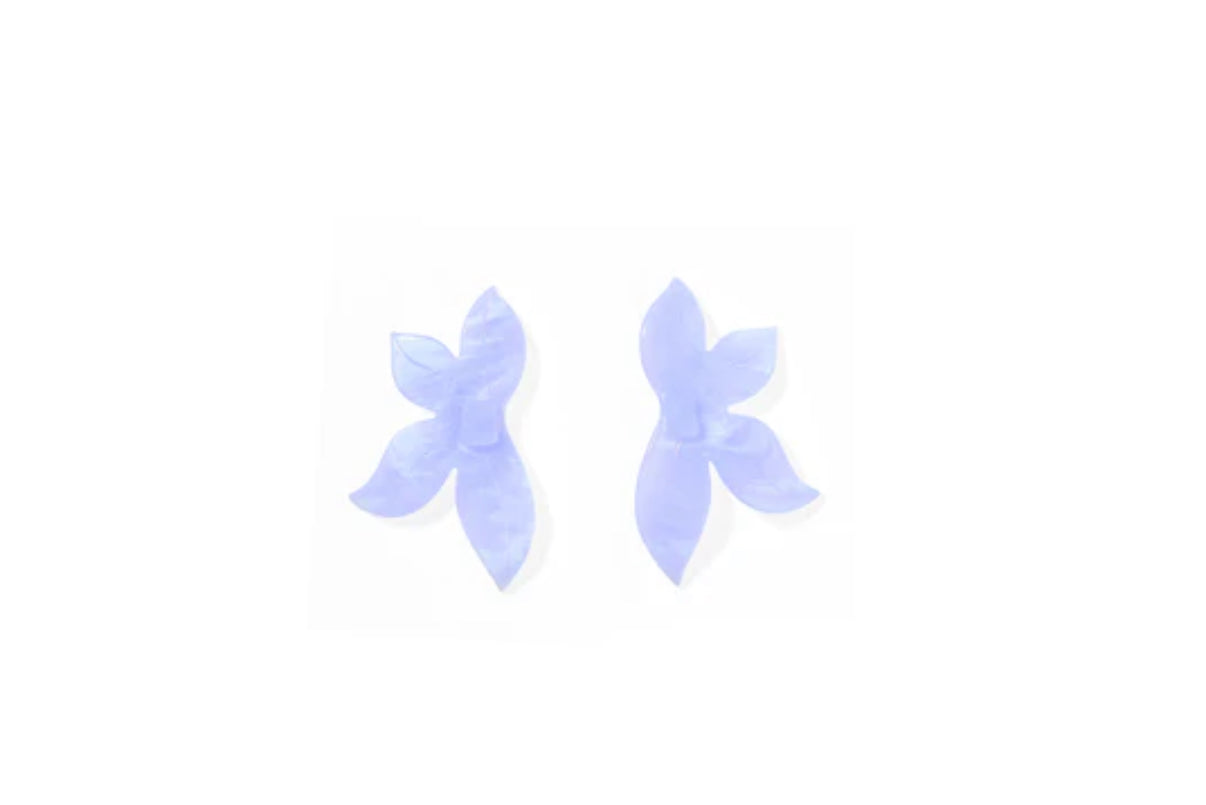 Fern Statement Earrings - Lavender Haze