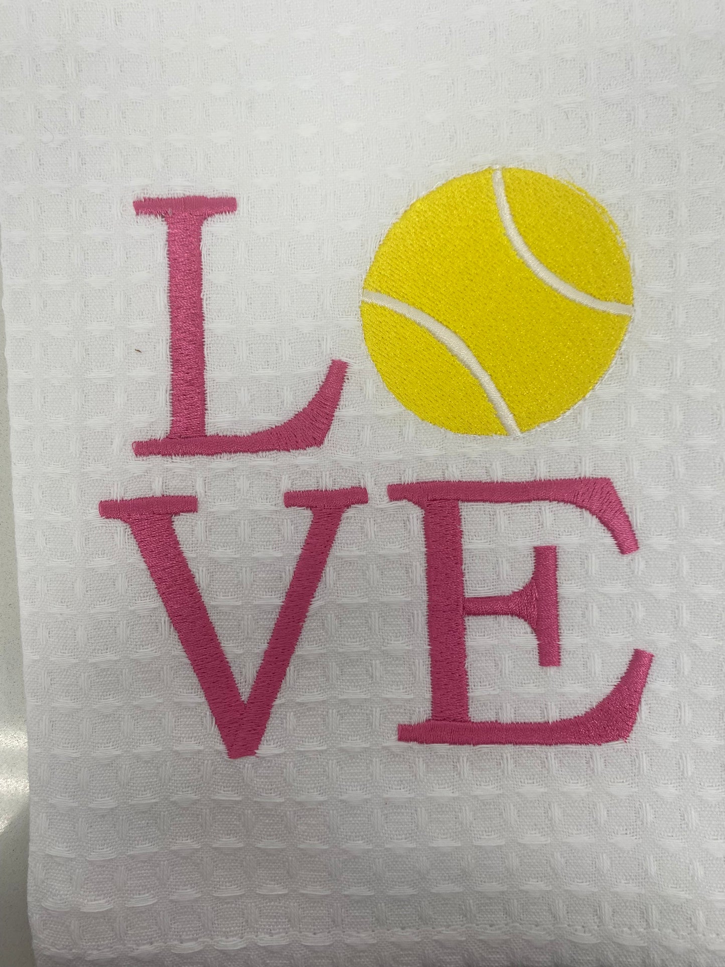Tennis Love Tea Towel