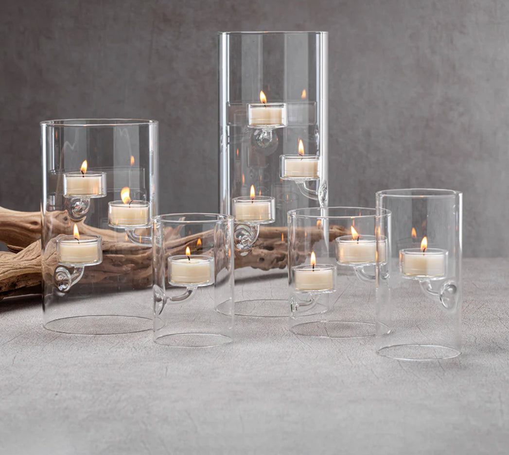 Suspended Glass Tealight Holder