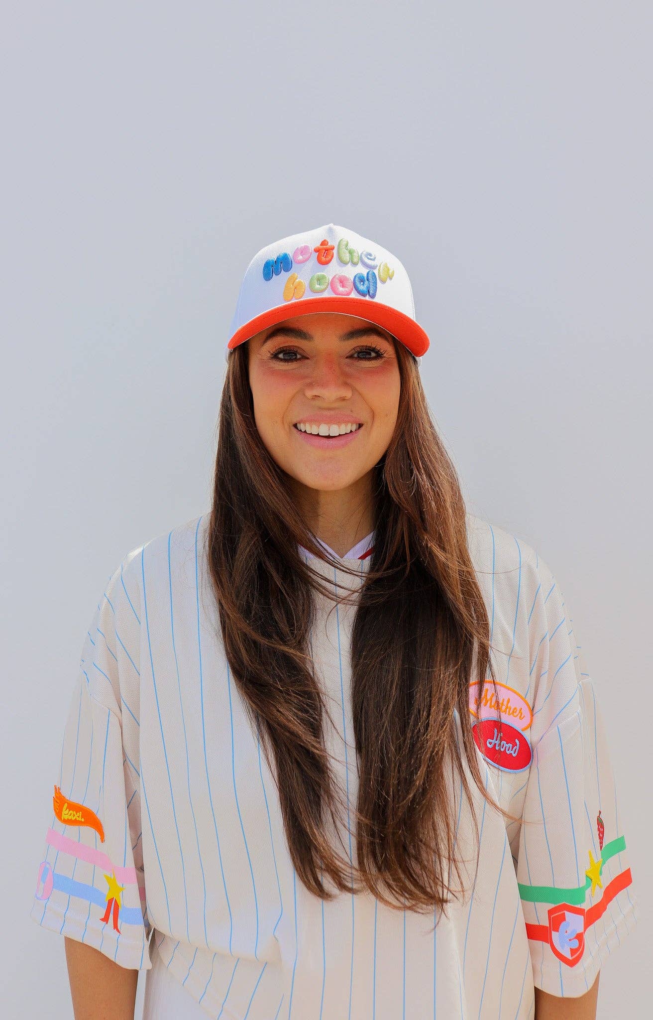 MOTHERHOOD TRUCKER HATS (2 COLORS): RED & COLORFUL