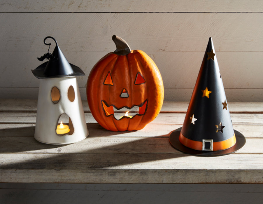 Jack O Lantern Tin Lantern