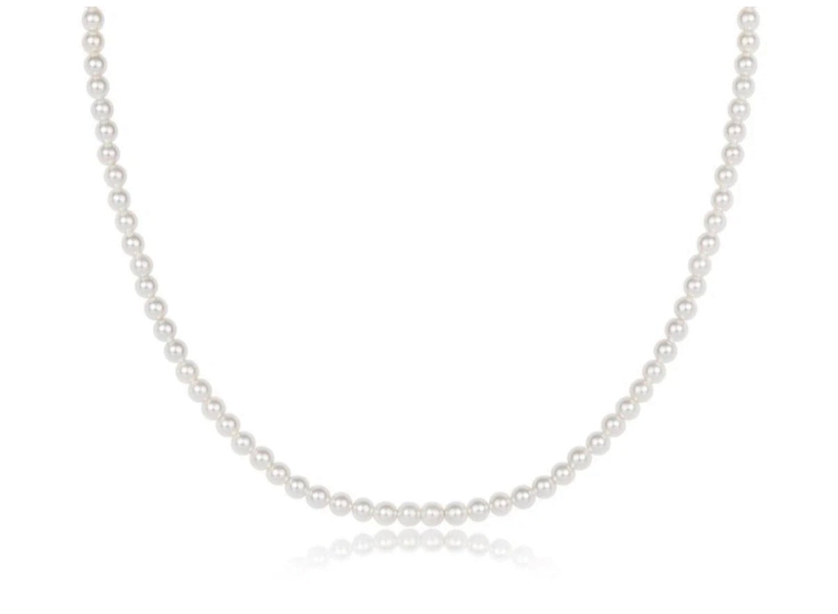 17" Choker Classic Pearl 5mm Bead