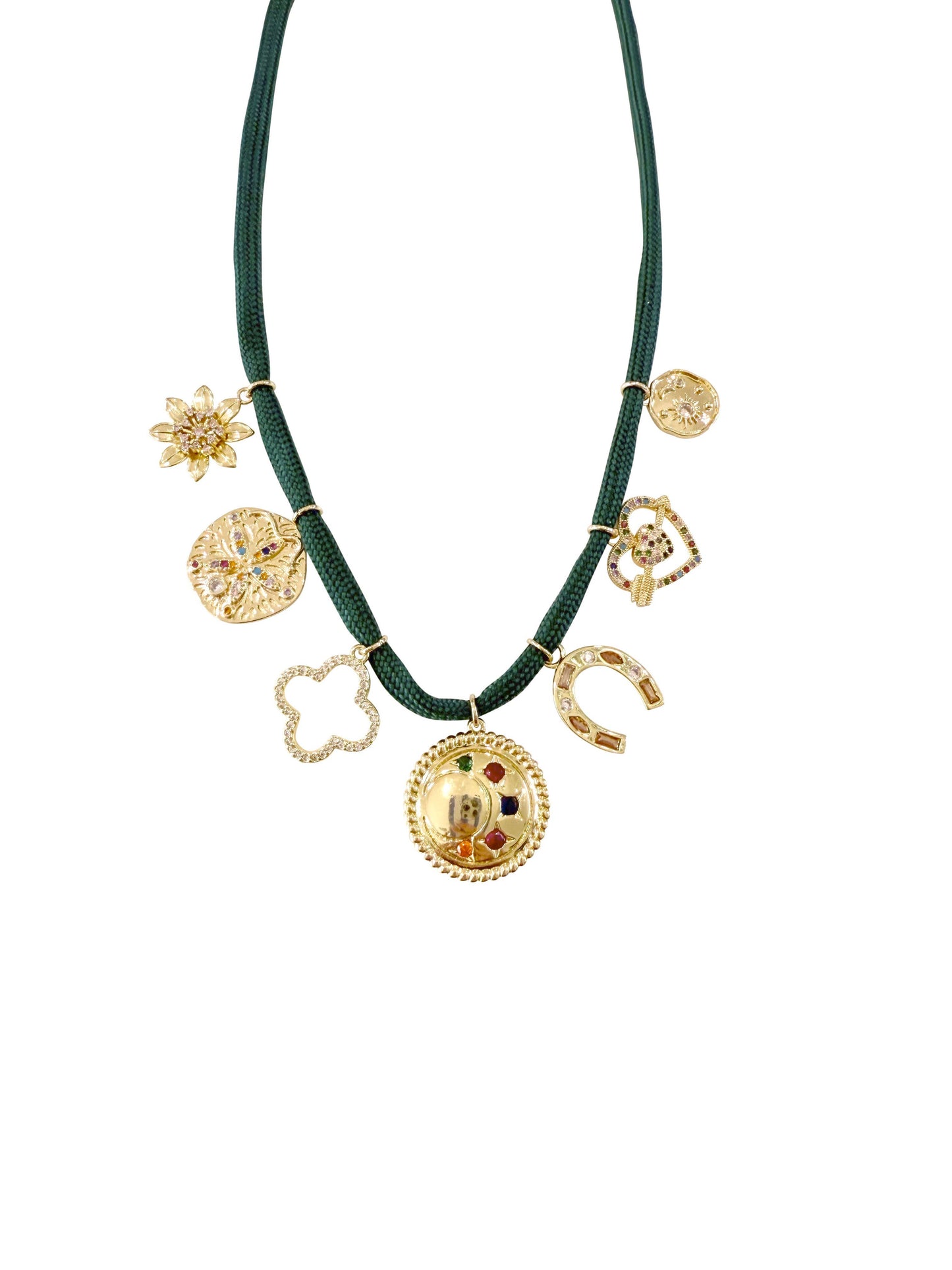 Dara Multi Charm Necklace