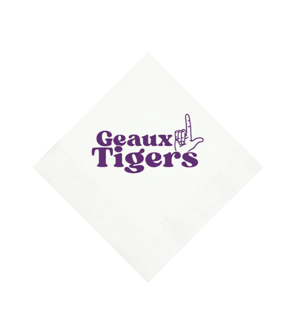 LSU Cocktail Napkins
