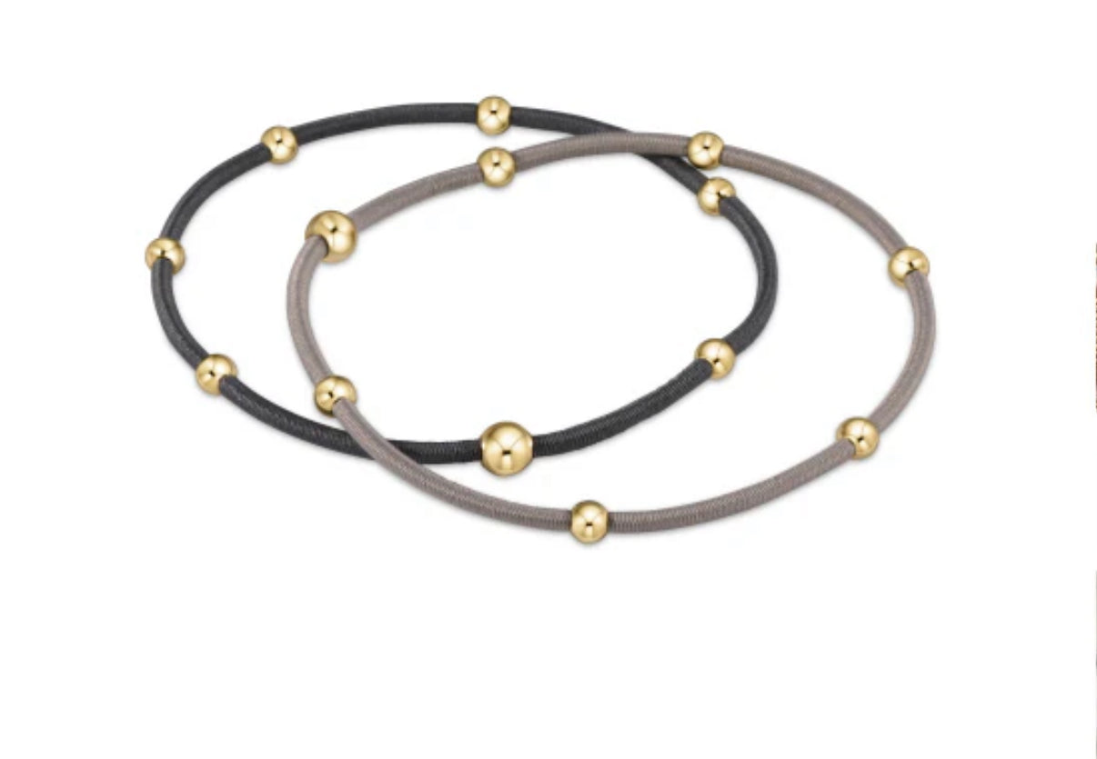 “e”ssentials Bracelet Stack of Two- Holy Smokes