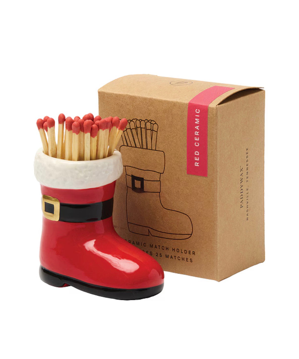 Santa Boot Christmas Matches