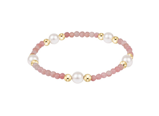 Purpose Pearl 6mm Gem Bracelet - Pink Opal