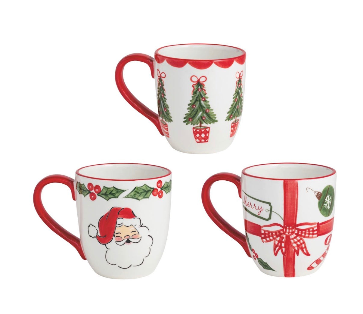 Hand Painted Christmas Mug