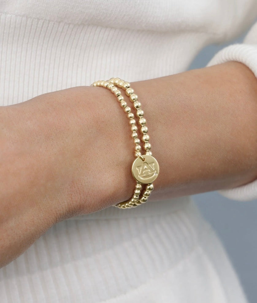 eCollegiate Classic Gold 3mm Bracelet
