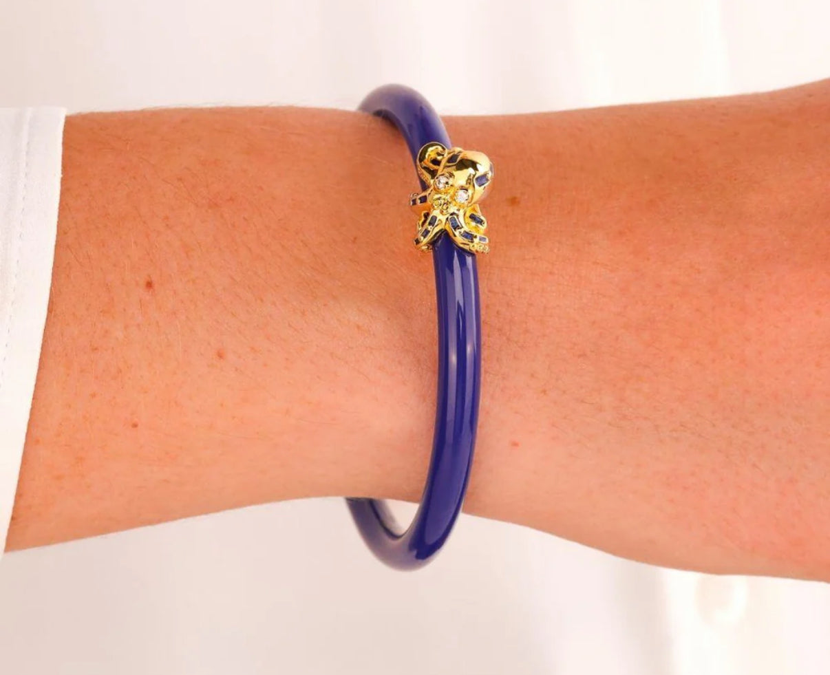 Fauna All Weather Bangles® - Lapis Octopus