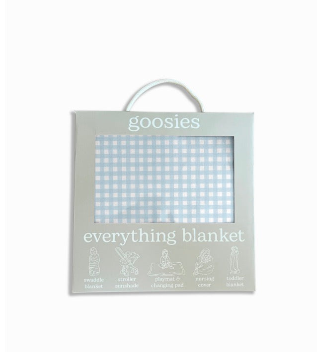 Everything Blanket- Gingham Blue