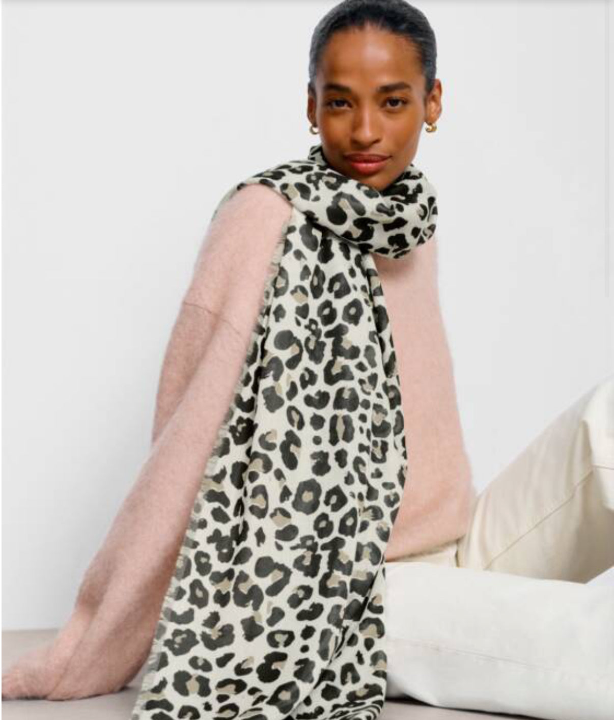 Leopard Print Scarf