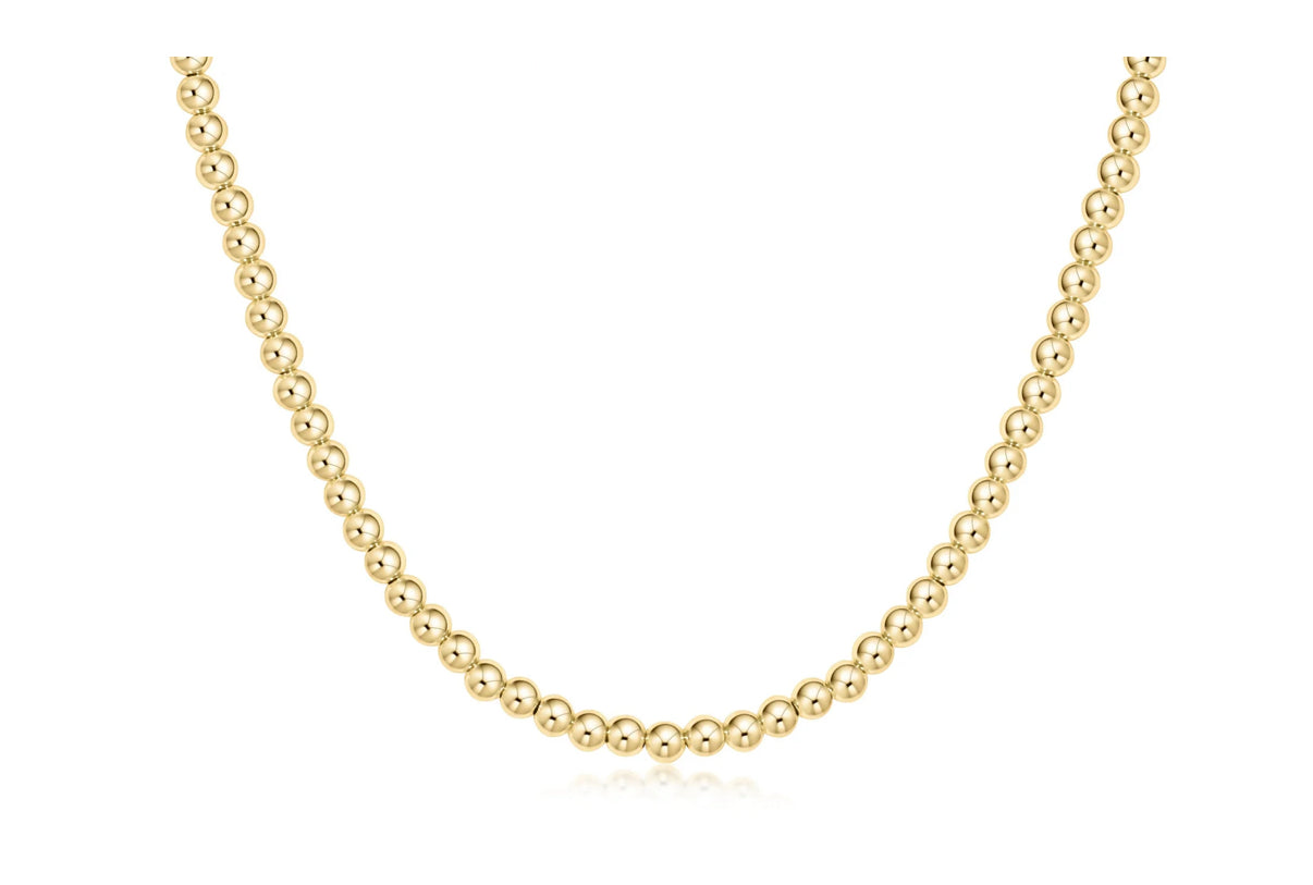 17” Choker Classic Gold 4mm Bead