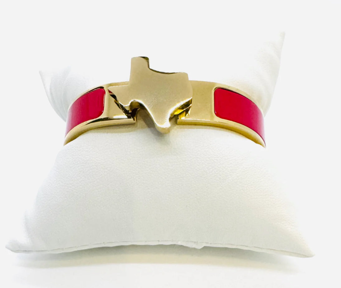 Texas Map Bracelet