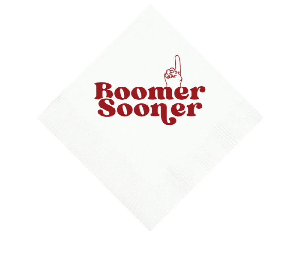 OU Cocktail Napkins