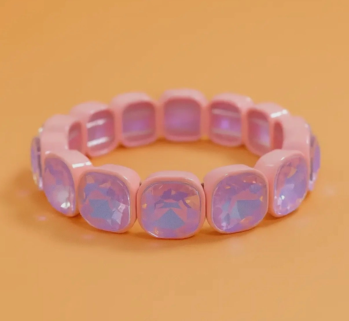 Enamel Stretch Bracelet- Griffin