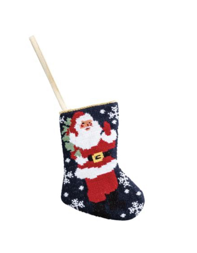 Mini Holiday Needlepoint Stockings