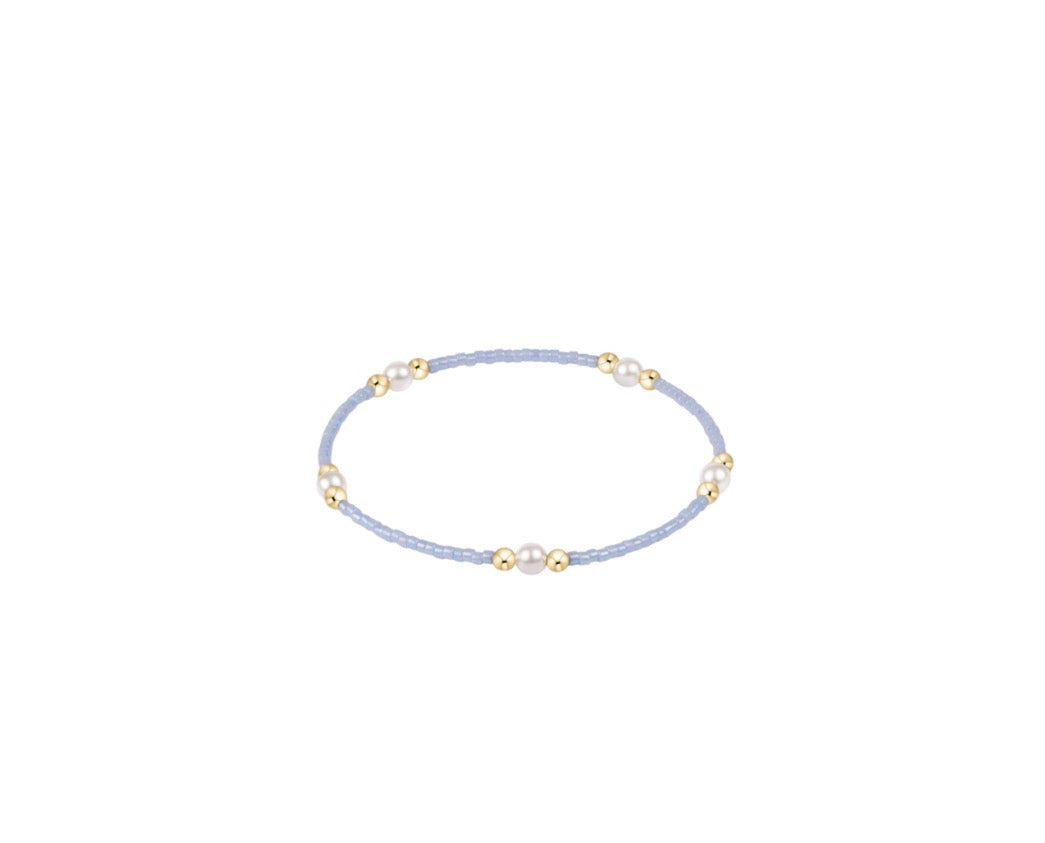 Hope Purpose Pearl Bracelet - Ocean Mist