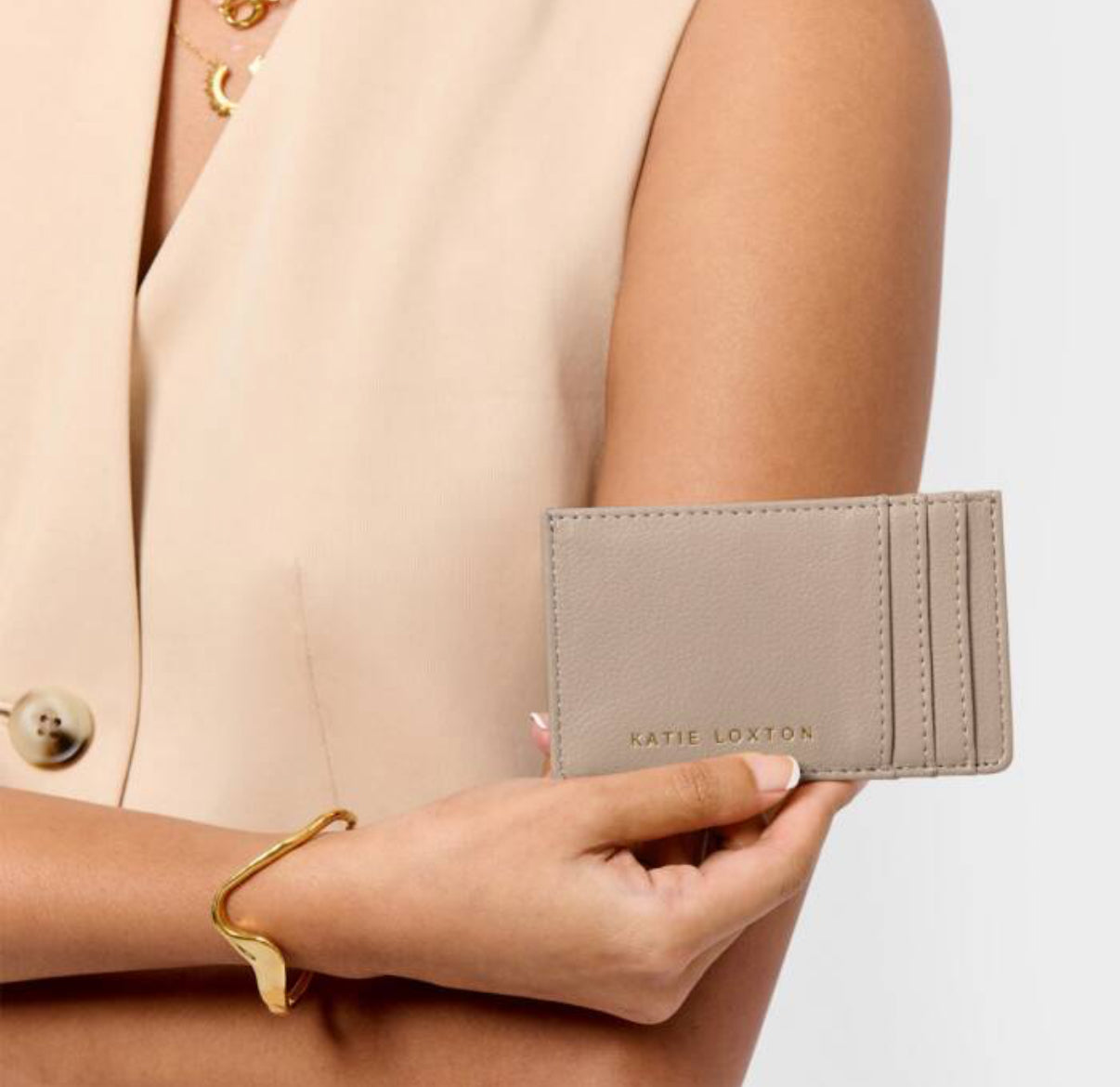 Laila Cardholder- Light Taupe