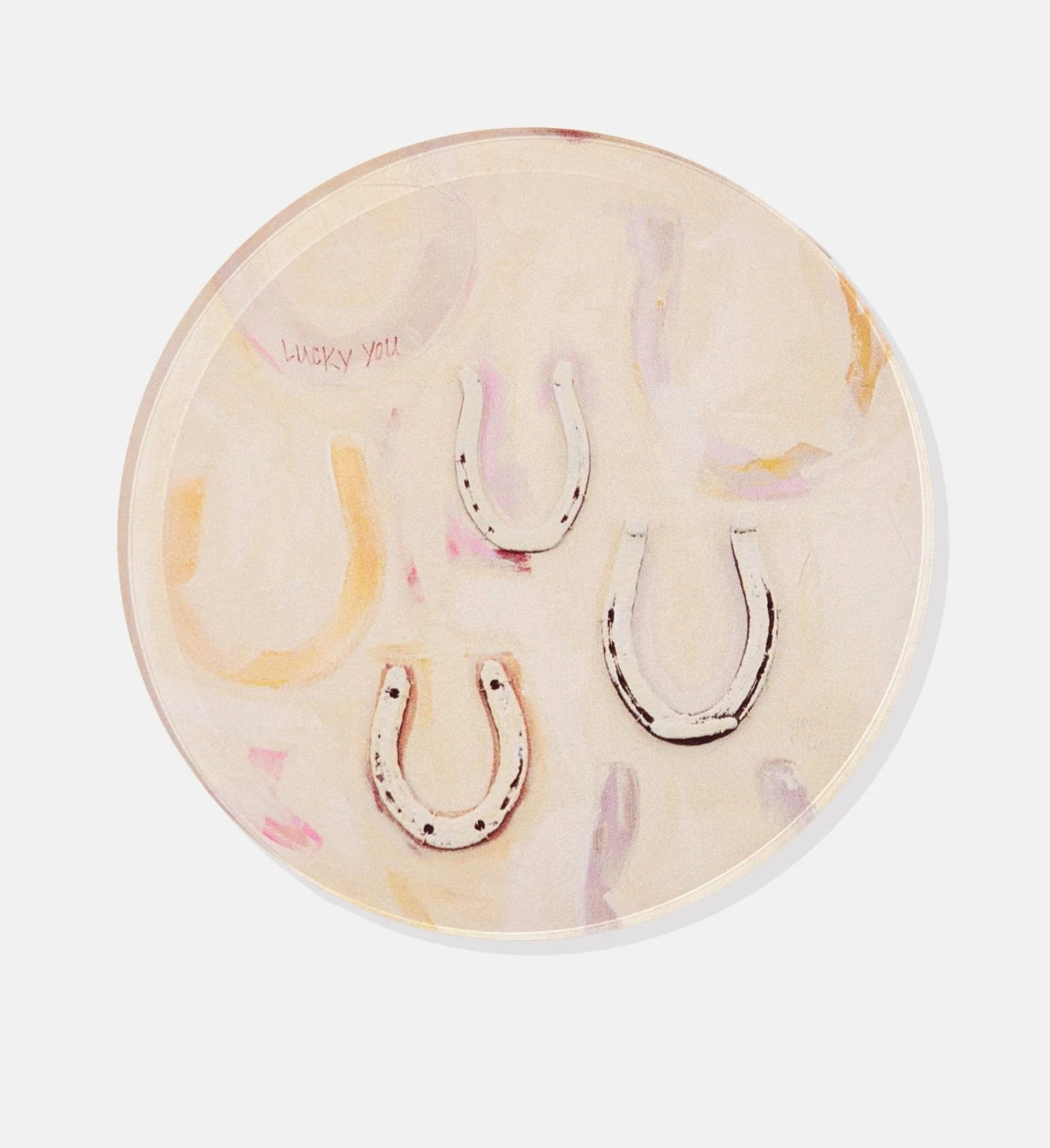 Lucky You Acrylic Coaster