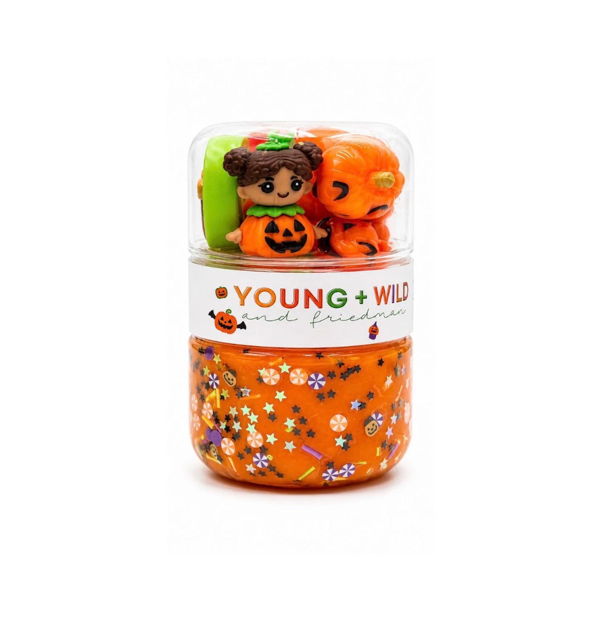 Jack O Lantern Grab & Go Dough Jar