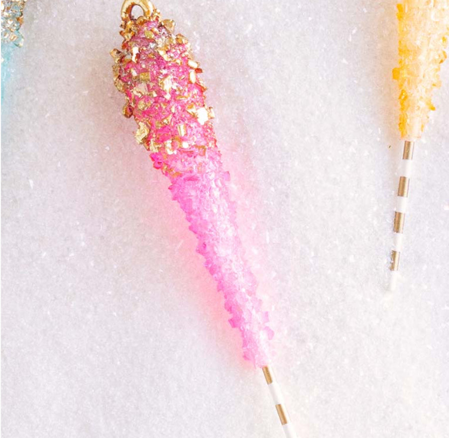 Rock Candy Stick Ornament