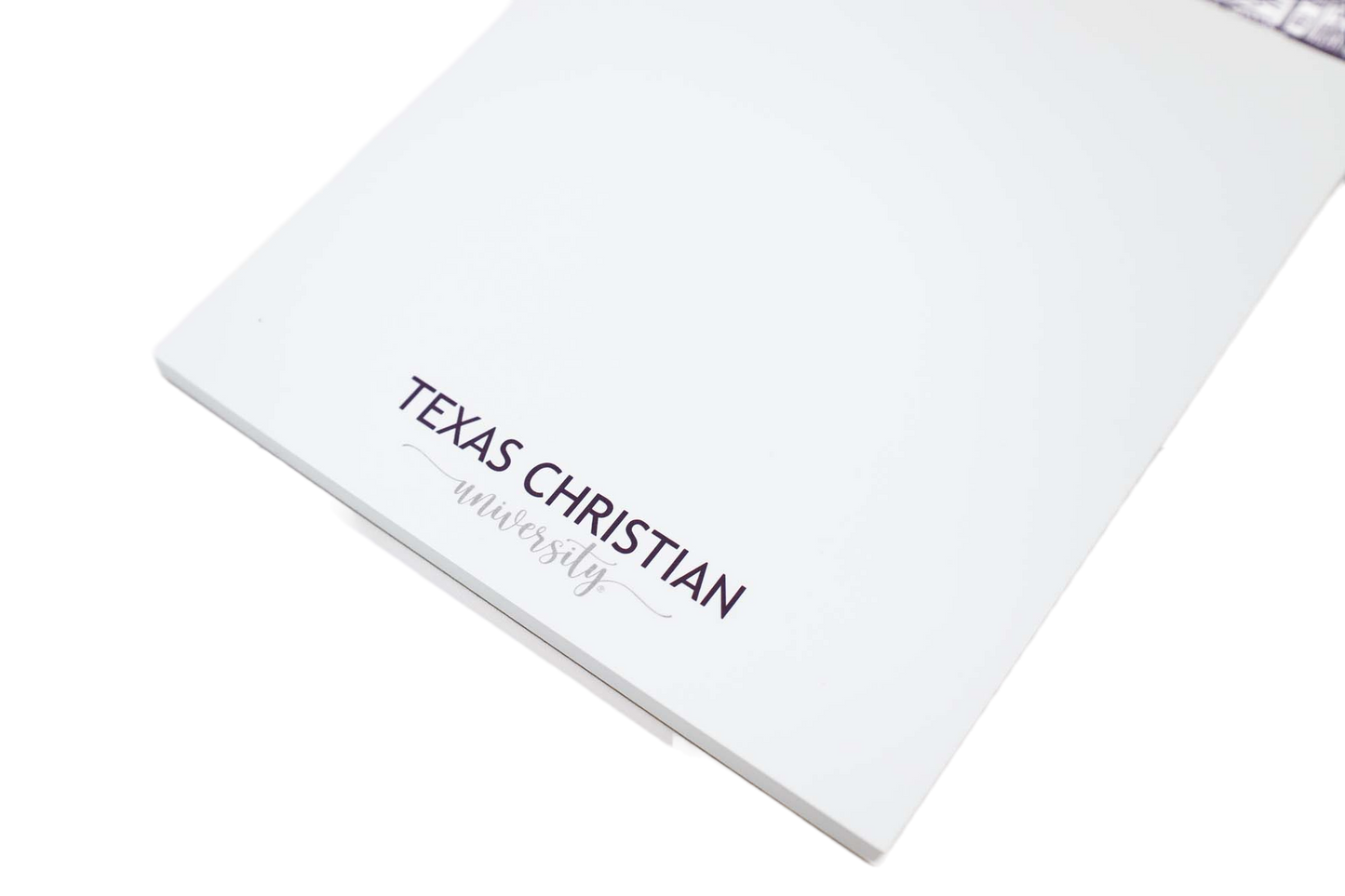 Campus Skyline Notepad - TCU (Texas Christian/Ft. Worth