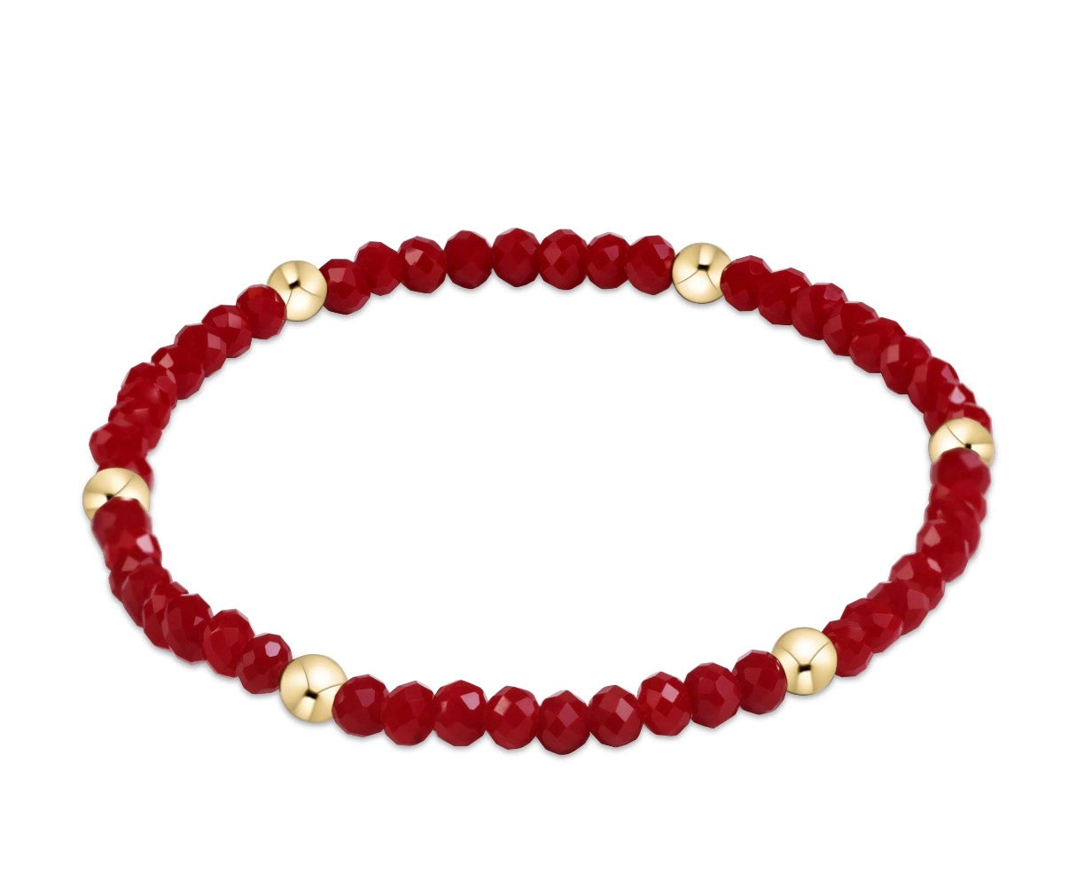 gameday flirty presence bracelet - crimson