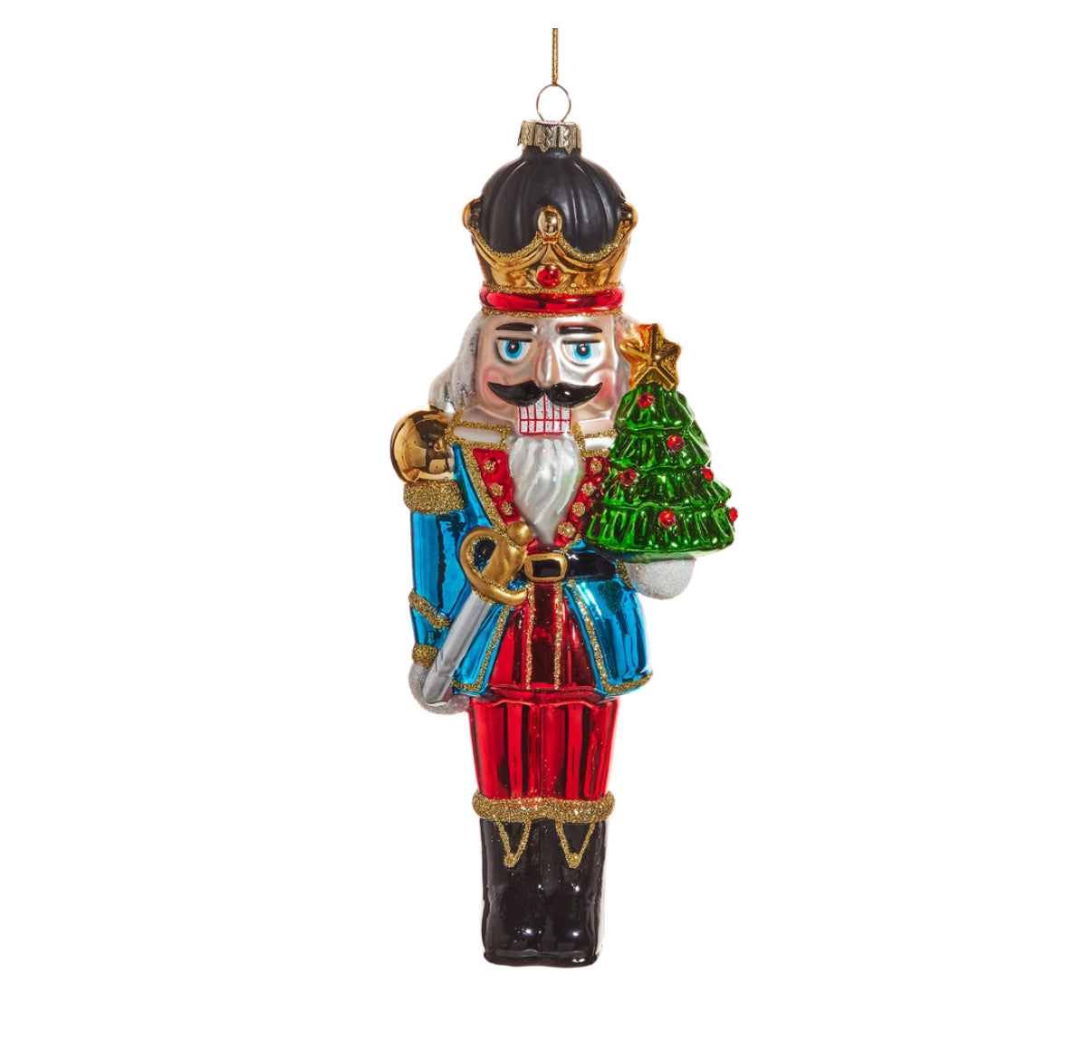 Nutcracker with Tree Ornament