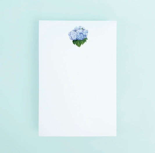 Blue Hydrangea Notepad