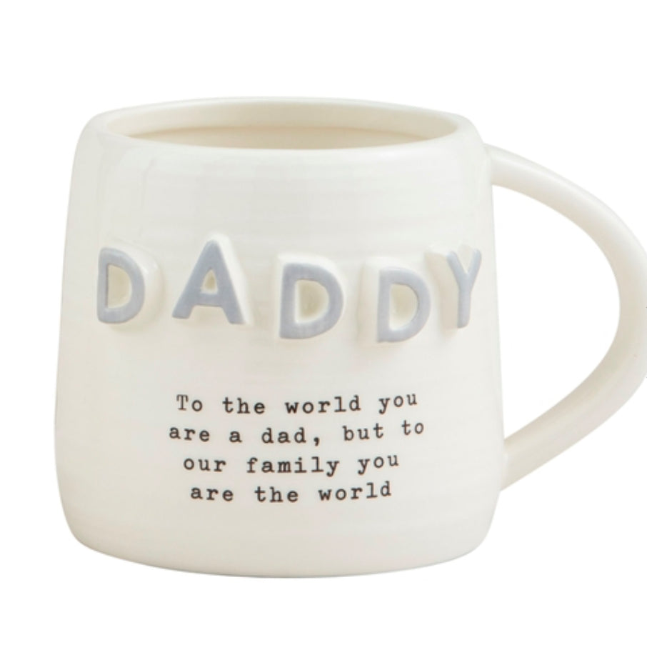 Chunky Letter Mug