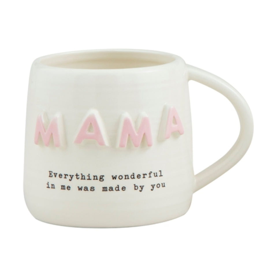 Chunky Letter Mug