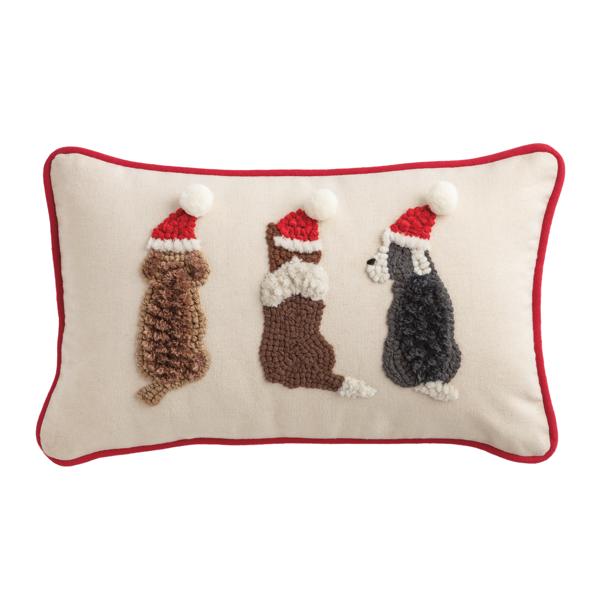 Christmas Dog Pillow