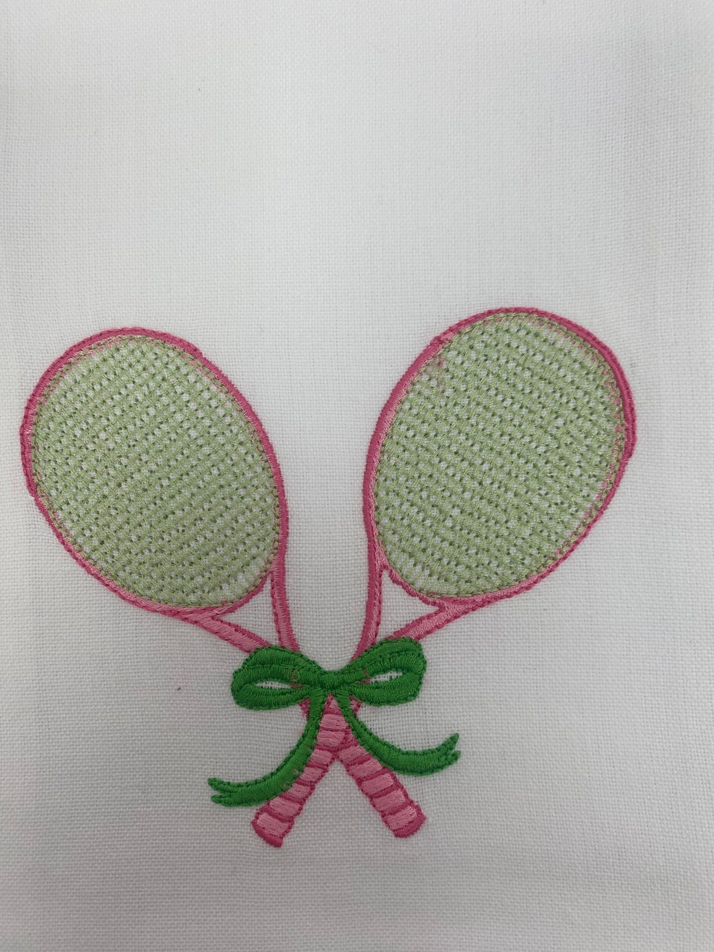 Tennis Bow Tea Towel