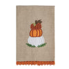 Thanksgiving Bead Embroidered Towel