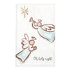 Christmas Angel Poplin Hand Towel