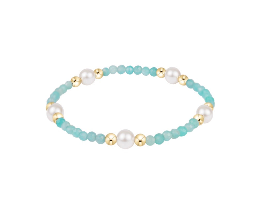 Purpose Pearl 6mm Gem Bracelet - Amazonite