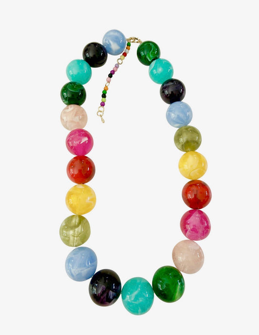 Celia Beaded Necklace- Multicolored