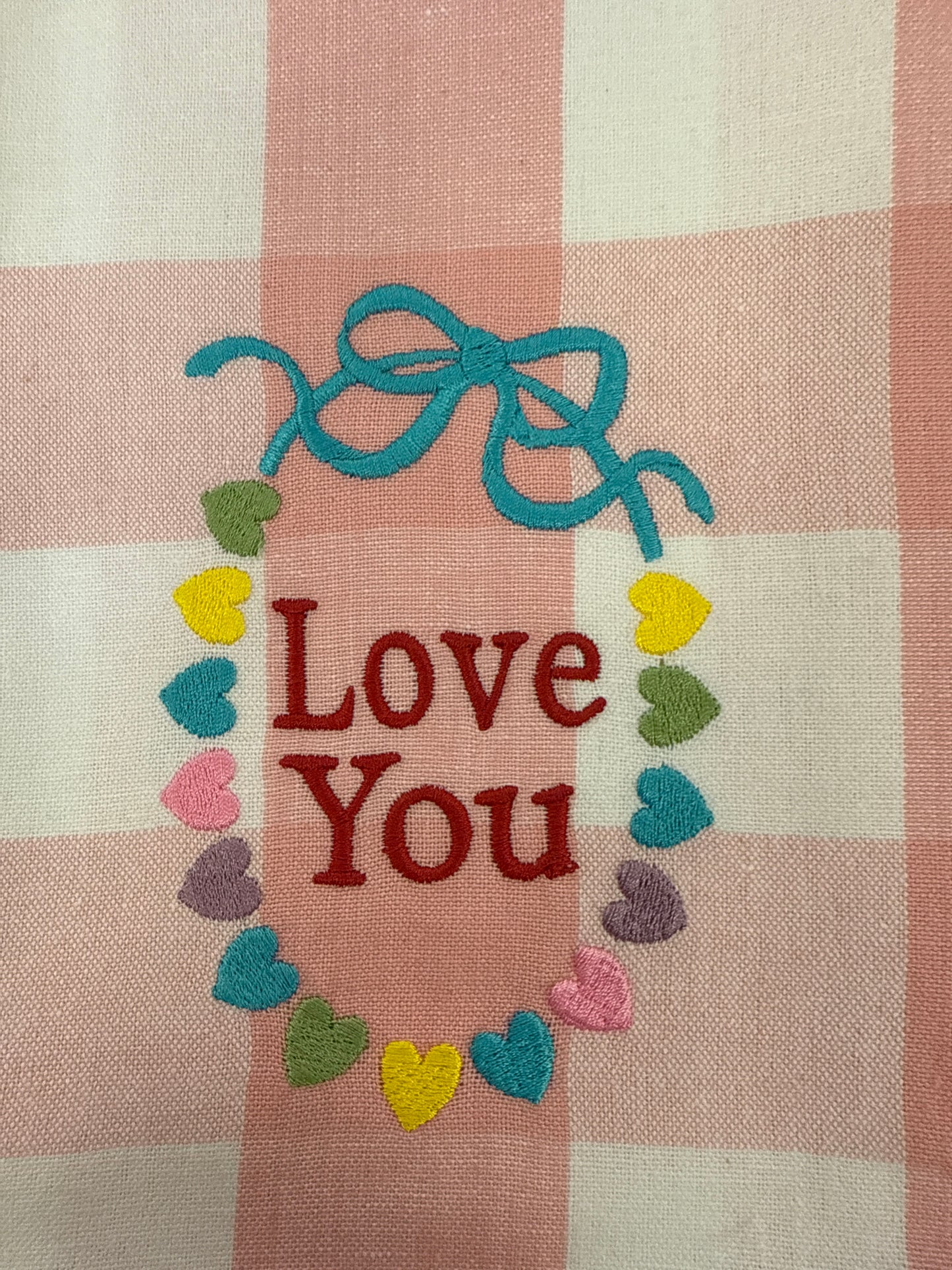 Love You Tea Towel