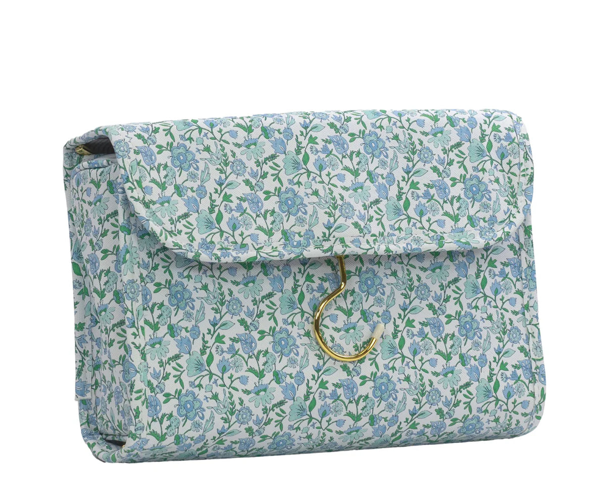 Luxe Hanging Toiletry Case- Hamptons Floral