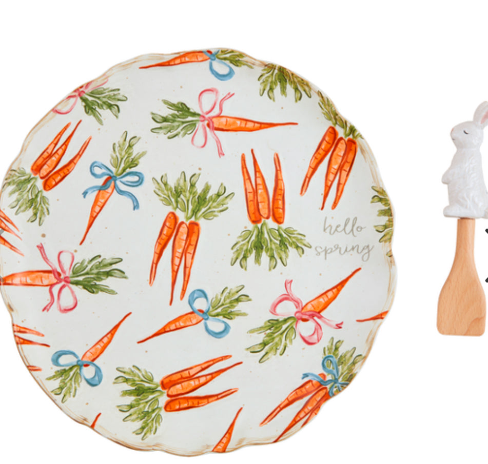 Round Carrot Platter