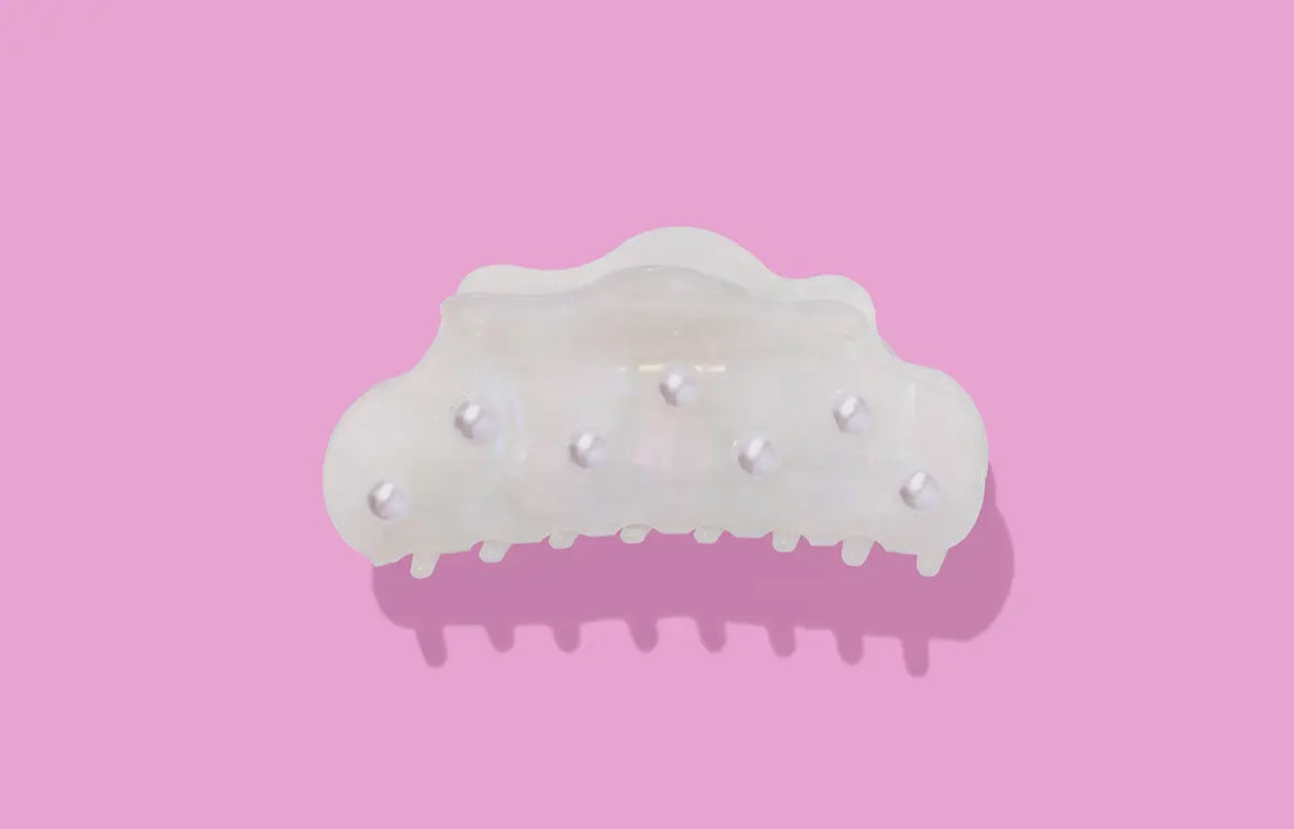 Iridescent Pearl Claw Clip