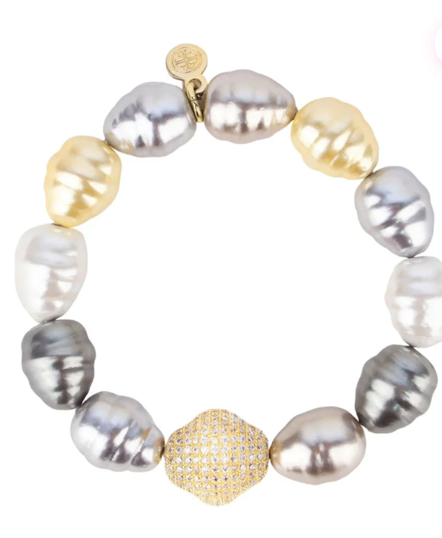 Isabel Pearl Bracelet- Multicolored